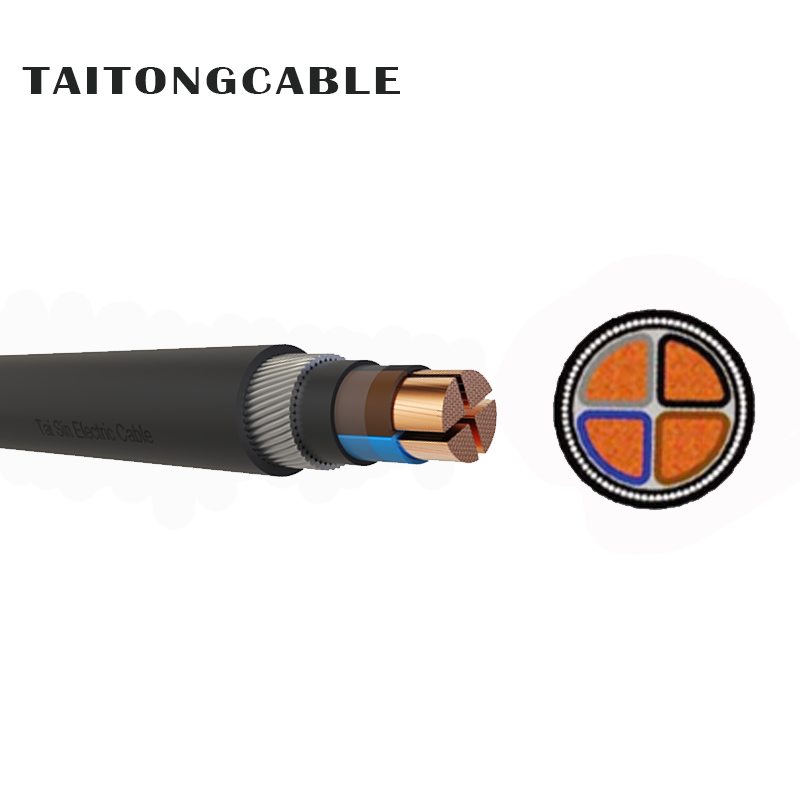 Low Voltage 2-5-Core SWA Armored Copper Conductor PVC Insulated PE Power Cables