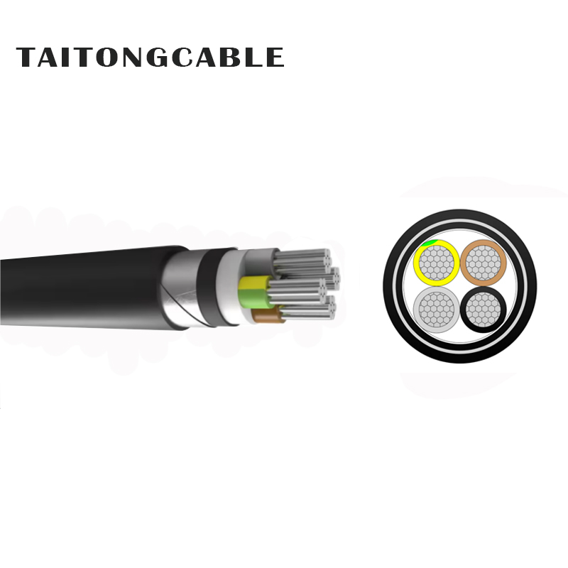 Low intentione 2-ad-5-core STA Steel Tape Armored Aluminium PVC Insulated et circumfusa Power Cables