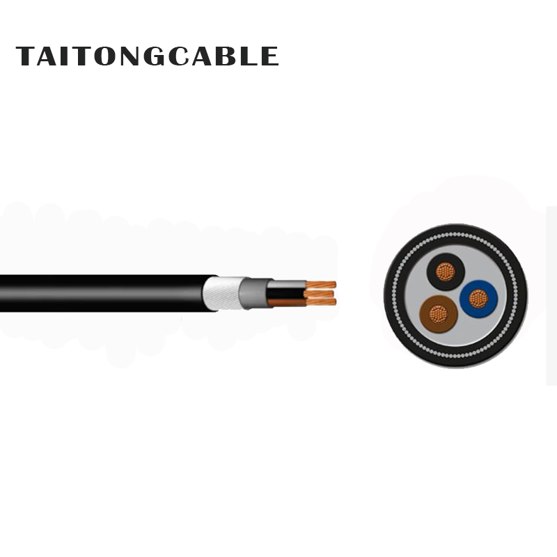 Humilis Voltage Multi-Core Copper PVC Insulated SWA CATAFRACTATUS PVC Cables circumfusae